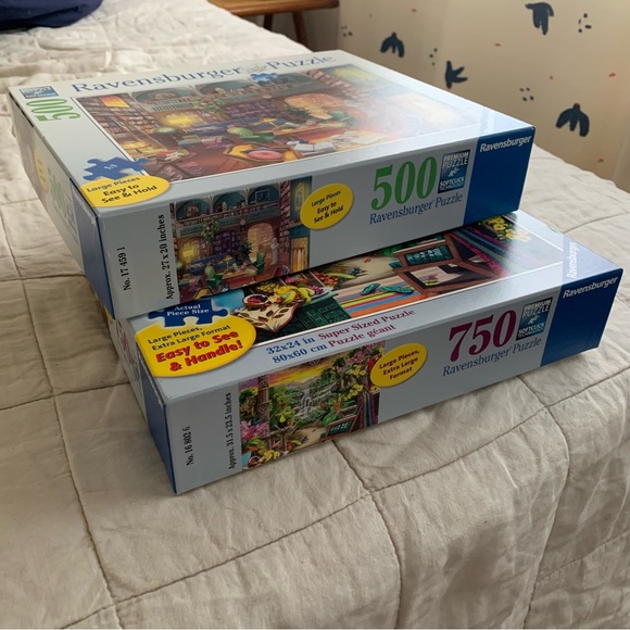 Ravensburger Puzzle Set X 2 - Vibrant Multi-Color - Picture 3 of 5